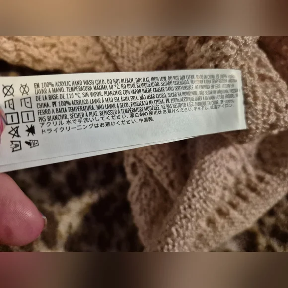 Forever 21 Pink Crochet Balloon Sleeve Top XS Like New - Picture 9 of 11